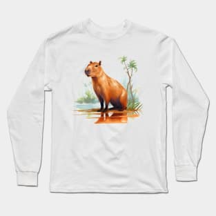 I Love Capybaras Long Sleeve T-Shirt